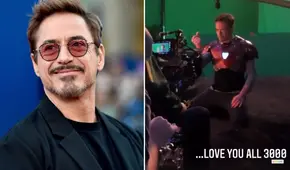 Robert Downey Jr. celebra aniversario de Avengers: endgame con emotivo video