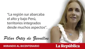 Las regiones norte y sur en la independencia