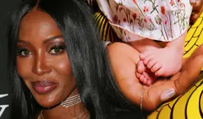 Naomi Campbell se convirtió en mamá por primera vez a los 50 años