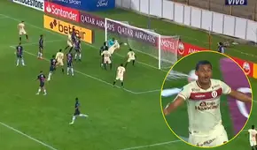 Quina anotó el 3-2 de Universitario con certero cabezazo