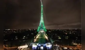 ¡Histórico! La torre Eiffel es iluminada con hidrógeno renovable  