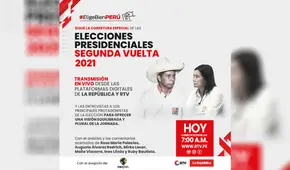 Sigue la cobertura especial de la segunda vuelta de las Elecciones 2021