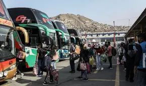 Semana Santa: no hay venta de pasajes al centro del país en terminal Yerbateros
