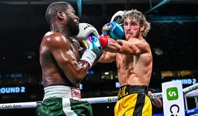 Floyd Mayweather y Logan Paul se enfrentaron en una pelea de exhibición