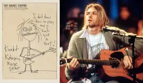 Venden autorretrato de Kurt Cobain por más de 280.000 dólares en una subasta