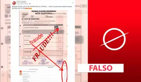 No, acta de Puente Piedra no representa una evidencia de “fraude”
