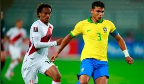 Thiago Silva mandó a callar a la delegación peruana por quejarse sobre Neymar