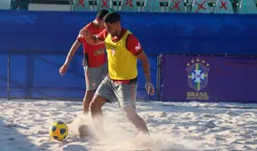 Selección peruana de fútbol playa entrena en Río de Janeiro para las eliminatorias sudamericanas