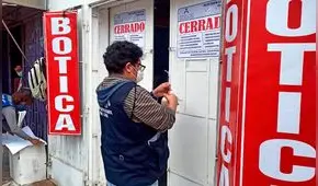 Chiclayo: cierran seis farmacias en José L. Ortiz por carecer de permiso sanitario