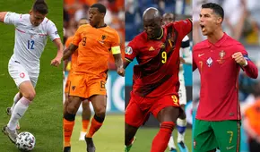Eurocopa 2021: ¿cómo quedaron Holanda vs. República Checa y Bélgica vs. Portugal?