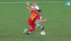 Portugal vs. Bélgica: Pepe le metió un codazo a Thorgan Hazard en los octavos de la Eurocopa