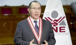 Destituyen al exjefe del JNE Víctor Ticona por caso César Hinostroza