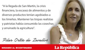 La Lima que recibió a San Martín