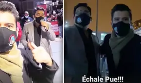 Angelo Fukuy y Lucho Paz animaron la primera jornada del vacunatón