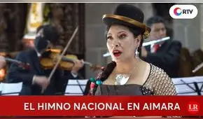Bicentenario: Interpretan en estreno versión del himno nacional en aimara 