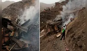 Independencia: incendio reduce a cenizas fábrica de maniquís que no tenía autorización