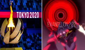 Tokio 2021 y Evangelion: Tsubasa wo kudasai, tema de Rebuild, sonó en inauguración