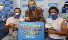 ‘Conejo’ Rebosio y ‘Santi’ Acasiete recibieron la primera dosis contra la COVID-19