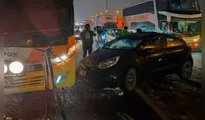 Ancón: cuádruple choque en la Panamericana Norte deja una persona fallecida