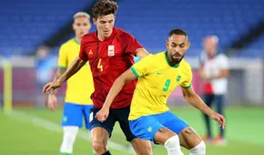 España cayó 1-2 ante Brasil en la final de fútbol masculino en Tokio 2020