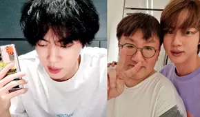 Seokjin olvidó el cumpleaños de Bang PD y lo llamó en vivo por VLive