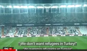 Xenofobia en el fútbol: “No queremos refugiados”, gritan en estadio de Turquía