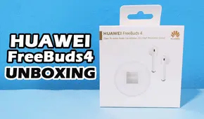 Huawei FreeBuds 4: unboxing de los nuevos auriculares con cancelación activa de ruido