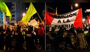 Arequipa: incidencias en marchas en contra y a favor de Pedro Castillo