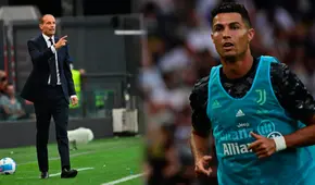 Cristiano Ronaldo: Allegri asegura que acordó suplencia del portugués ante Udinese