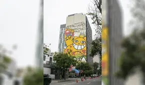 Realizan mural artístico que simboliza las relaciones entre Francia, Perú y Suiza