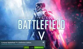 Steam: compra Battlefield V Definitive Edition a menos de 20 soles por tiempo limitado