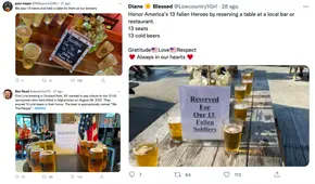 EE. UU.: bares y restaurantes reservan asientos para soldados caídos en atentado en Kabul