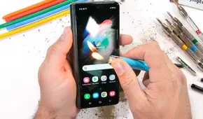 Samsung Galaxy Fold 3: youtuber pone a prueba la resistencia del teléfono plegable