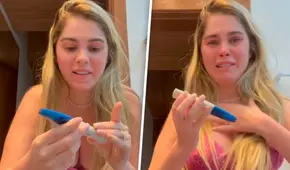 Instagram: Bárbara Evans llora de emoción al saber que está embarazada
