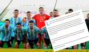 AFA expresó su malestar con Anvisa por la suspensión del partido con Brasil