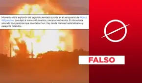 Es falso que video muestra una explosión en aeropuerto de Kabul, Afganistán