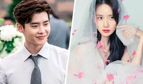 Lee Jong Suk y Yoona filman escena de boda para drama Big mouth