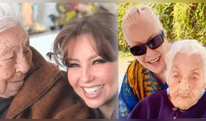 Abuela de Thalía y Laura Zapata se fractura las piernas