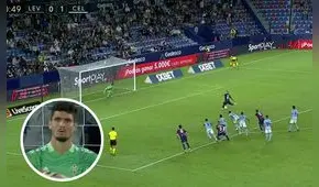 ¡Tapadón! Exarquero del CNI de Iquitos atajó un penal en duelo del Celta por LaLiga Santander