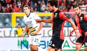 Serie A: Mattia Destro anotó magistral gol en el Genoa vs. Verona con botella de agua en mano