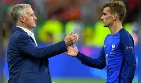 Didier Deschamps defiende a Griezmann: “Está contento de volver a Madrid, está sonriendo”