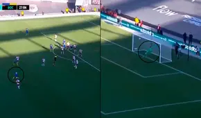 River vs. Boca: Advíncula casi sorprende a Armani con un zurdazo de larga distancia