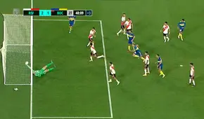 River Plate vs. Boca Juniors: Carlos Zambrano metió un cabezazo para el descuento xeneize