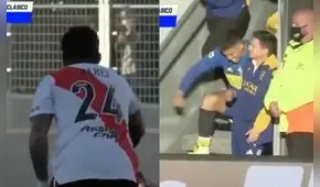 Dos caras de la moneda: así reaccionaron Rojo y Pérez tras la expulsión del central de Boca