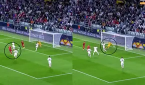 Francia vs. Bélgica: atajadón de Lloris ante un remate a quemarropa de De Bruyne