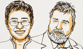 El Premio Nobel de la Paz 2021 es para los periodistas Maria Ressa y Dmitry Muratov
