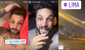 Nicola Porcella regresa a Perú aunque dijo que no volvería: “Acá, en mi Lima hermosa”