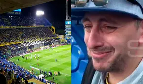 El conmovedor llanto de un hincha de Boca tras ingresar a la Bombonera por la liga argentina