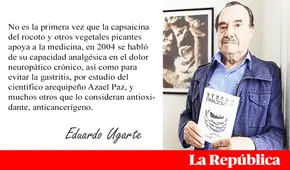 El rocoto y el nobel de Medicina