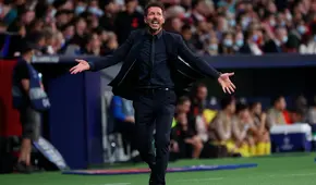 Así vivió el ‘Cholo’ Simeone el empate anotado por Antonie Griezmann ante el Liverpool